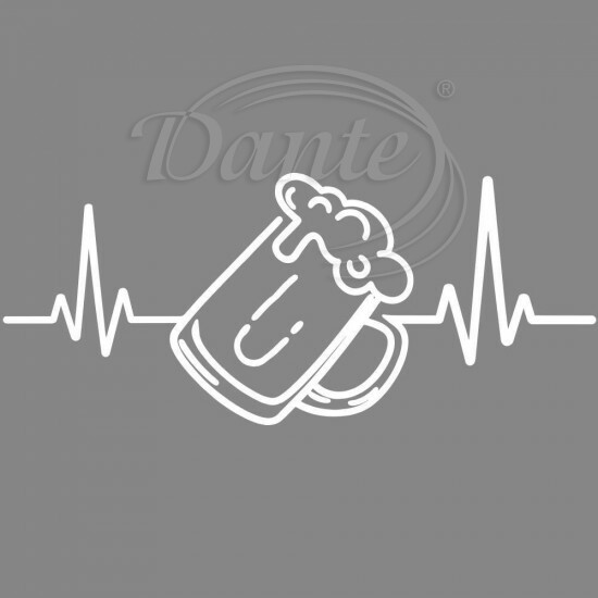 Nažehlovačka Pivo ekg bílá - NAŽ680/hl