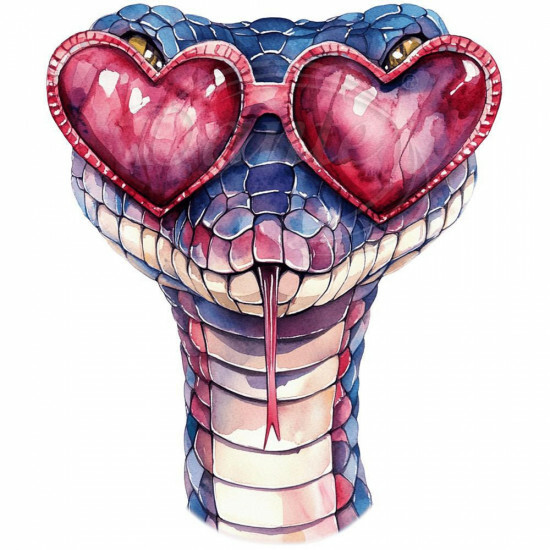 Nažehlovačka Had a růžové brýle - NAŽ711/hl