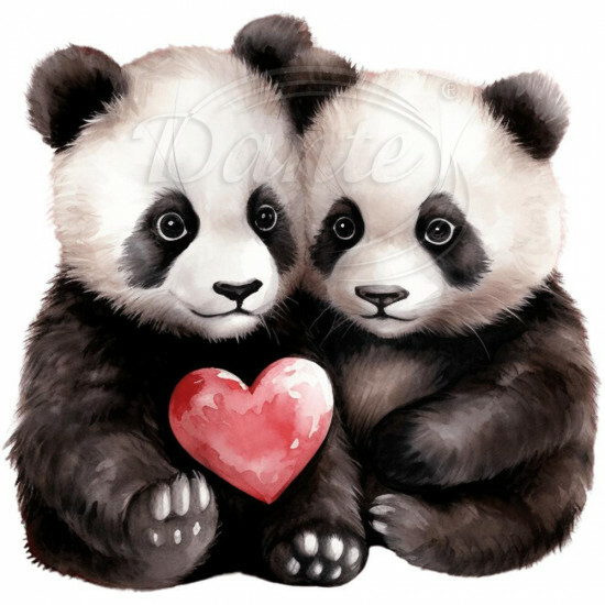 Nažehlovačka Zamilované Pandy - NAŽ829/hl