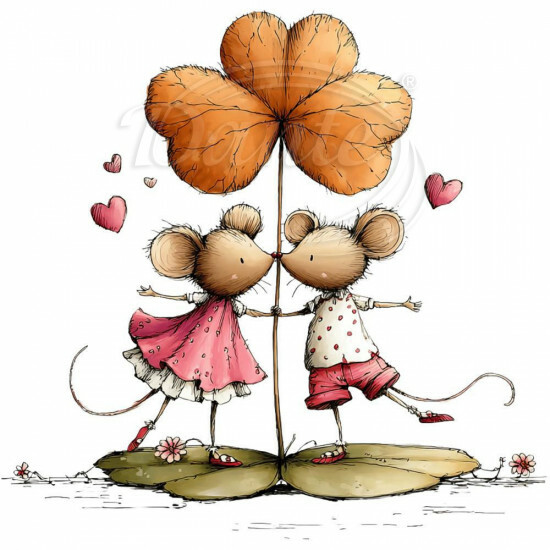 Nažehlovačka Zamilované myšičky 3 - NAŽ827/hl