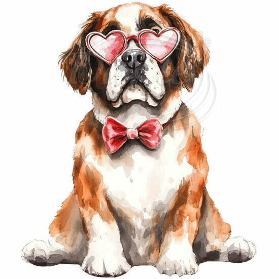 Nažehlovačka Berndardýn brýle srdce - NAŽ688/hl