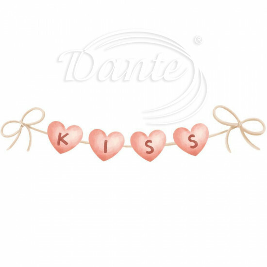 Nažehlovačka Srdíčka na provázku KISS - NAŽ805/hl