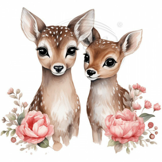 Nažehlovačka Srnky z lásky - NAŽ811/hl