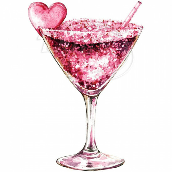 Nažehlovačka Drink se srdíčkem - NAŽ708/hl