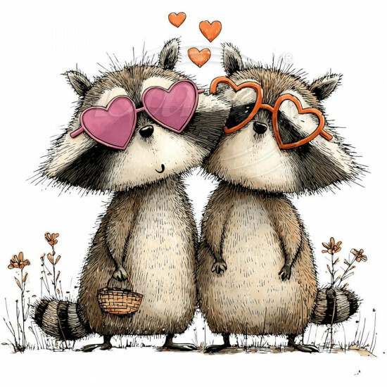 Nažehlovačka Raccoon (2) - NAŽ789/hl