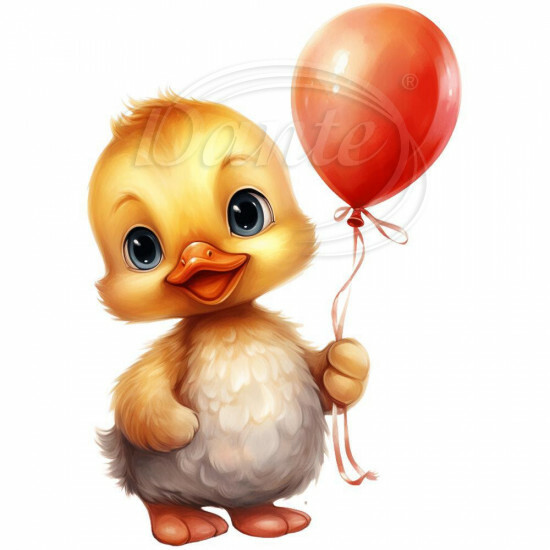 Nažehlovačka Kačátko s balónkem - NAŽ730/hl