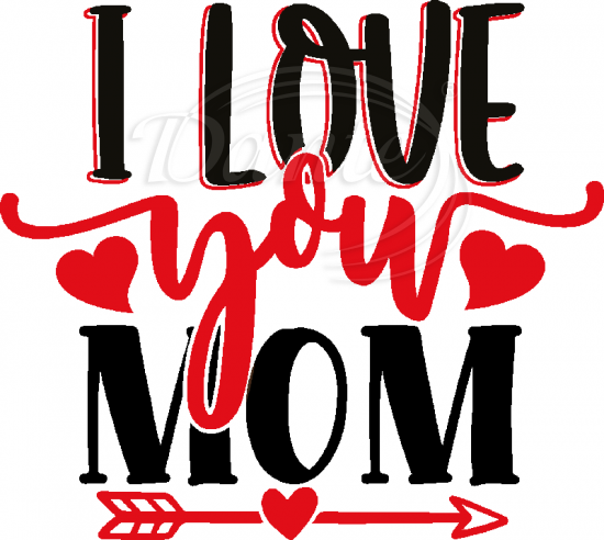 Nažehlovačka I love you mom - NAŽ721/hl