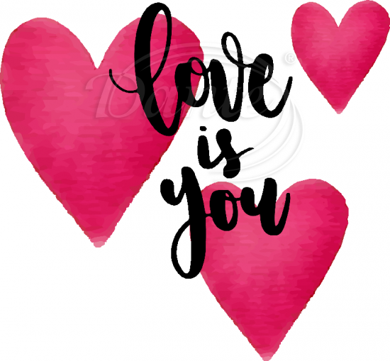 Nažehlovačka Love is you - NAŽ754/hl