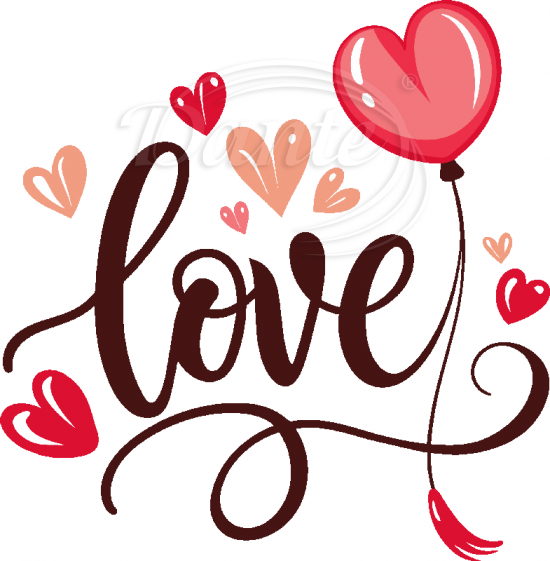 Nažehlovačka Love a balónek - NAŽ752/hl