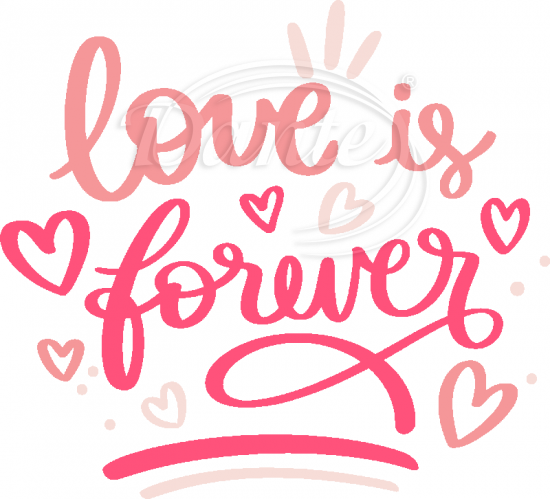 Nažehlovačka Love is forever - NAŽ753/hl