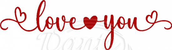 Nažehlovačka Love you srdíčka - NAŽ759/hl