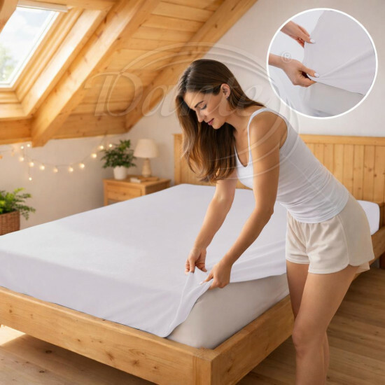 Prostěradlo jersey bílá 01 - ART13785