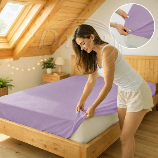 Prostěradlo jersey sv.fialová 14 - ART13788