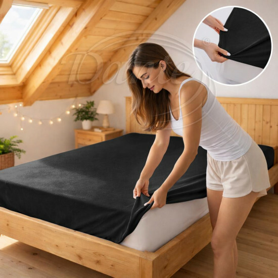 Prostěradlo jersey černá 48 - ART13799