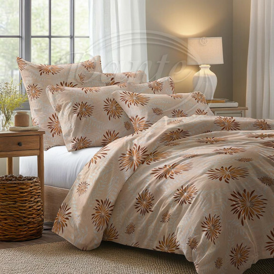 Povlečení krep Jonas béžové - LS214788-511/hl