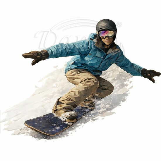 Nažehlovačka snowboardistka - NAŽ846/hl