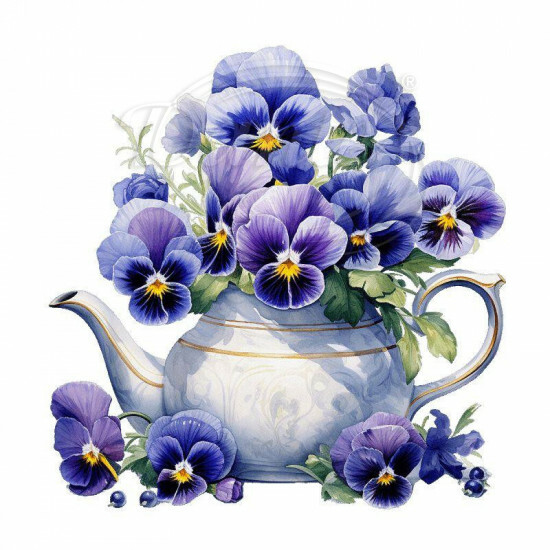 Nažehlovačka Macešky v konvičce - NAŽ924/hl