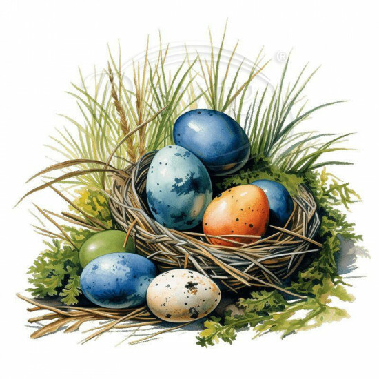 Nažehlovačka Vajíčka v hnízdě 2 - NAŽ947/hl