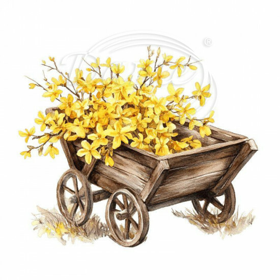 Nažehlovačka Vozík zlatého deště - NAŽ966/hl