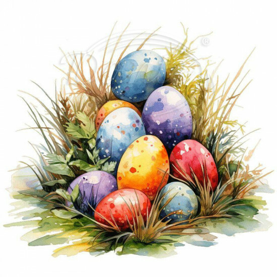 Nažehlovačka Kraslice v trávě 6 - NAŽ917/hl