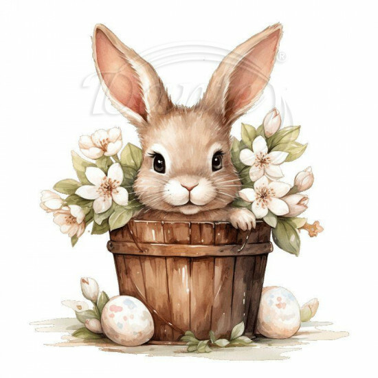 Nažehlovačka Zajíček ve vědru - NAŽ973/hl