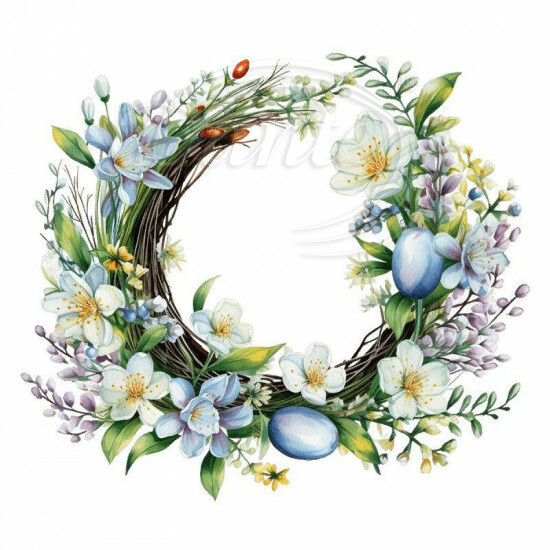 Nažehlovačka Velikonoční věneček 4 - NAŽ955/hl