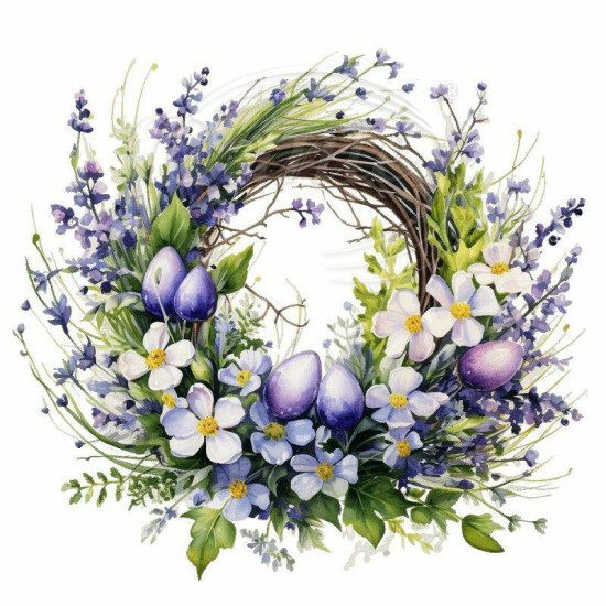 Nažehlovačka Velikonoční věneček 7 - NAŽ958/hl