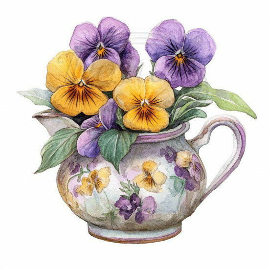 Nažehlovačka Macešky ve džbánku - NAŽ930/hl