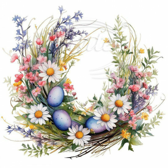 Nažehlovačka Velikonoční věneček 11 - NAŽ952/hl