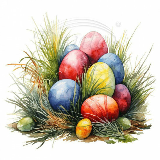 Nažehlovačka Kraslice v trávě 2 - NAŽ913/hl