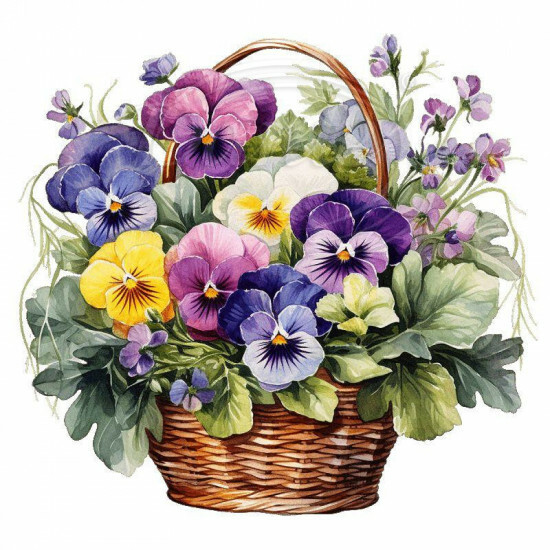 Nažehlovačka Macešky v košíku 1 - NAŽ925/hl