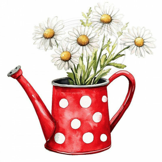 Nažehlovačka Kopretiny v konvičce - NAŽ897/hl