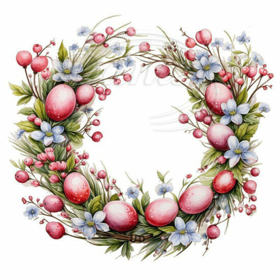 Nažehlovačka Velikonoční věneček 3 - NAŽ954/hl