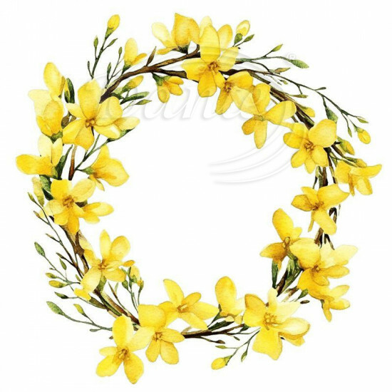 Nažehlovačka Zlatý déšť věneček - NAŽ975/hl