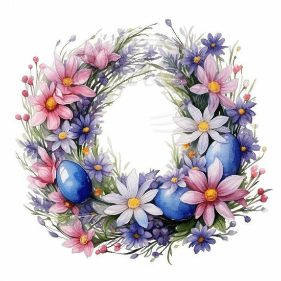 Nažehlovačka Velikonoční věneček 8 - NAŽ959/hl