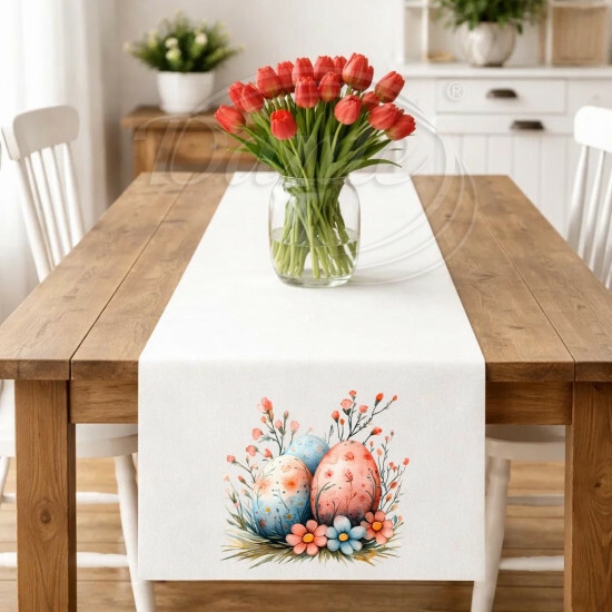 Ubrus kraslice s kvítím - UVEL/26/024