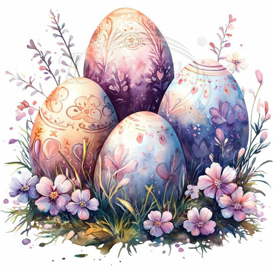 Nažehlovačka Fialové kraslice mezi květinami - NAŽ982/hl