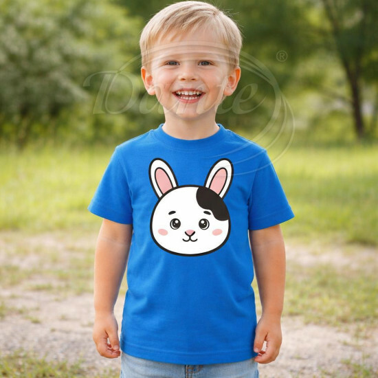 Dětské tričko modré Králík - TRČ/KR/mo/hl