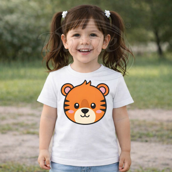 Dětské tričko bílé Tygr - TRČ/TY/bi/hl