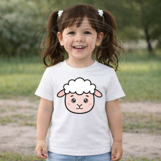 Dětské tričko bílé Ovce - TRČ/OV/bi/hl