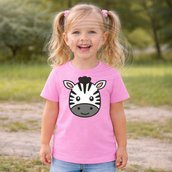 Dětské tričko růžové Zebra - TRČ/ZB/ru/hl