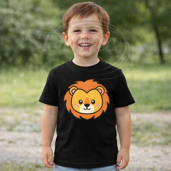 Dětské tričko černé Lev - TRČ/LV/če/hl