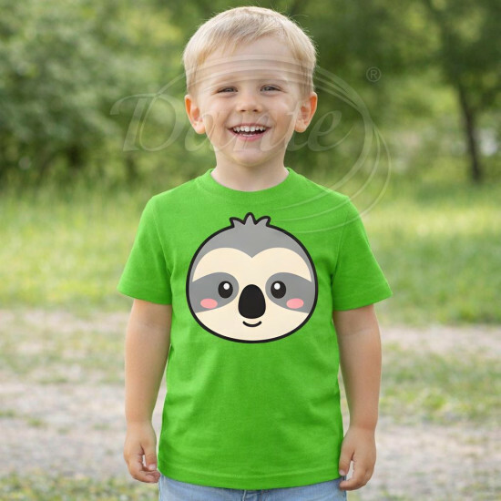 Dětské tričko zelené Lenochod - TRČ/LE/ze/hl