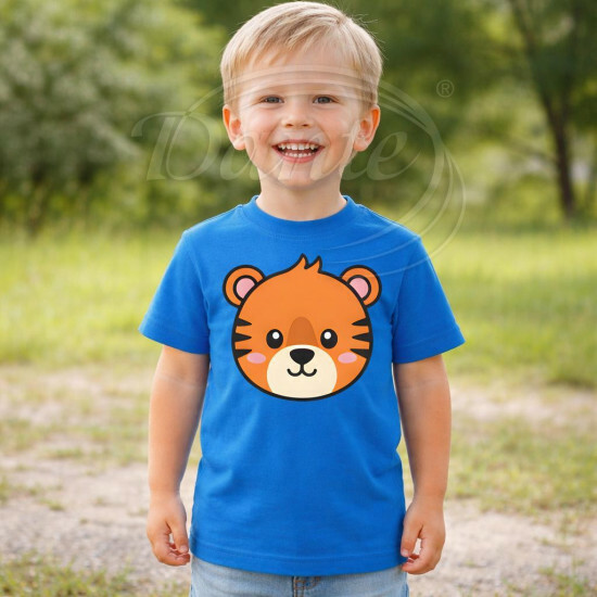 Dětské tričko modré Tygr - TRČ/TY/mo/hl
