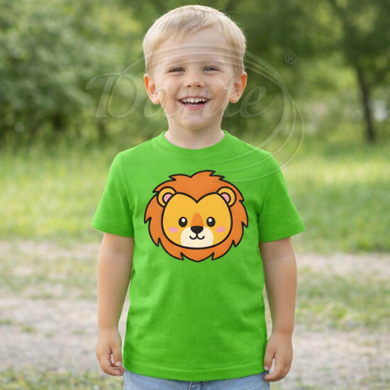Dětské tričko zelené Lev - TRČ/LV/ze/hl