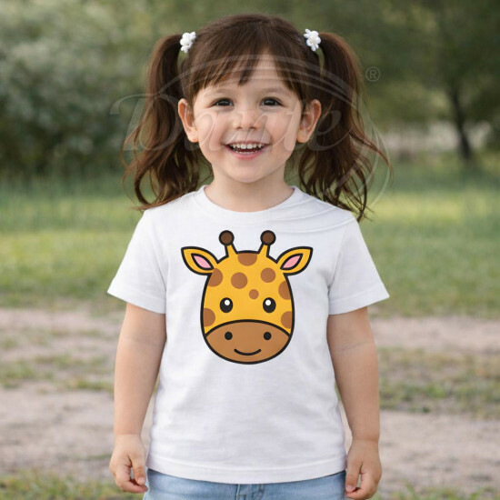 Dětské tričko bílé Žirafa - TRČ/ŽI/bi/hl