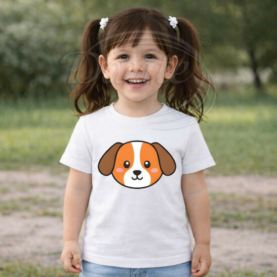 Dětské tričko bílé Pes - TRČ/PS/bi/hl