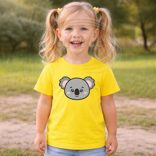 Dětské tričko žluté Koala - TRČ/KO/žl/hl