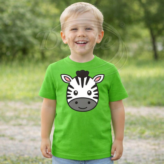 Dětské tričko zelené Zebra - TRČ/ZB/ze/hl