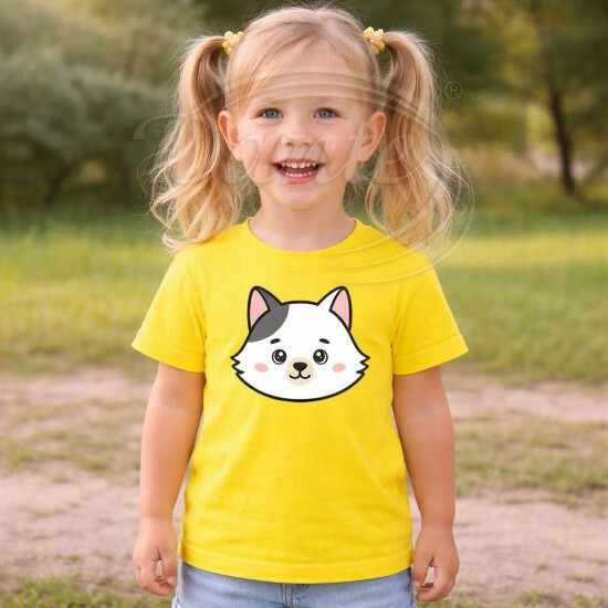 Dětské tričko žluté Vlk - TRČ/VK/žl/hl